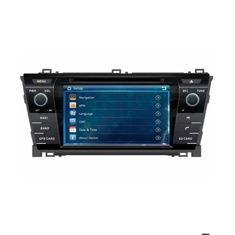 7 дюймовый автомобильный dvd плеер с GPS (опционально) аудио Радио стерео USB/SD AUX BT/TV