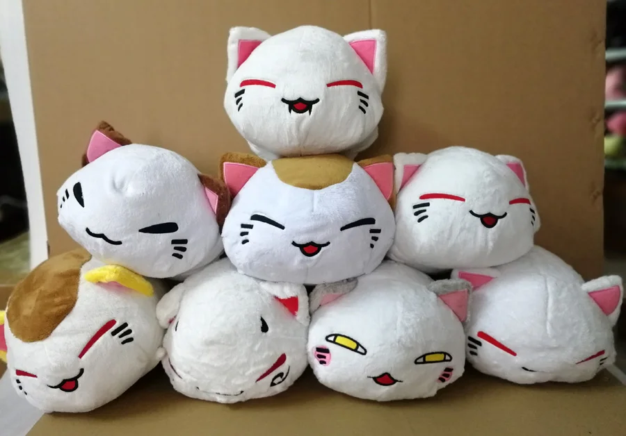 Оптовая и розничная продажа 28 см мультяшный Nemuneko спящий Кот плюшевая игрушка