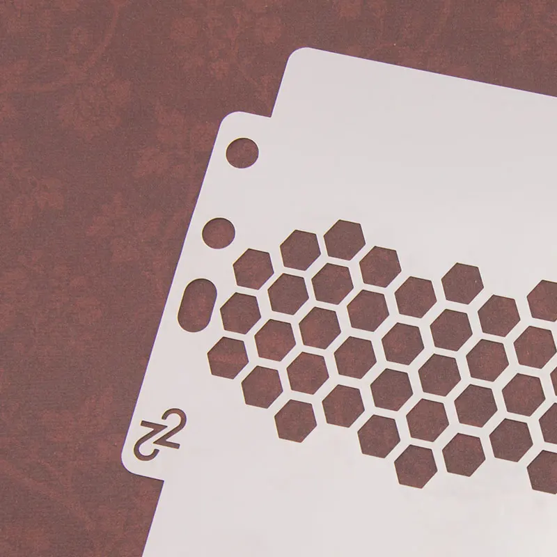 5 1 дюймов Новый Hive с сопротивлением Hexgen DIY наслоения Трафареты настенная живопись