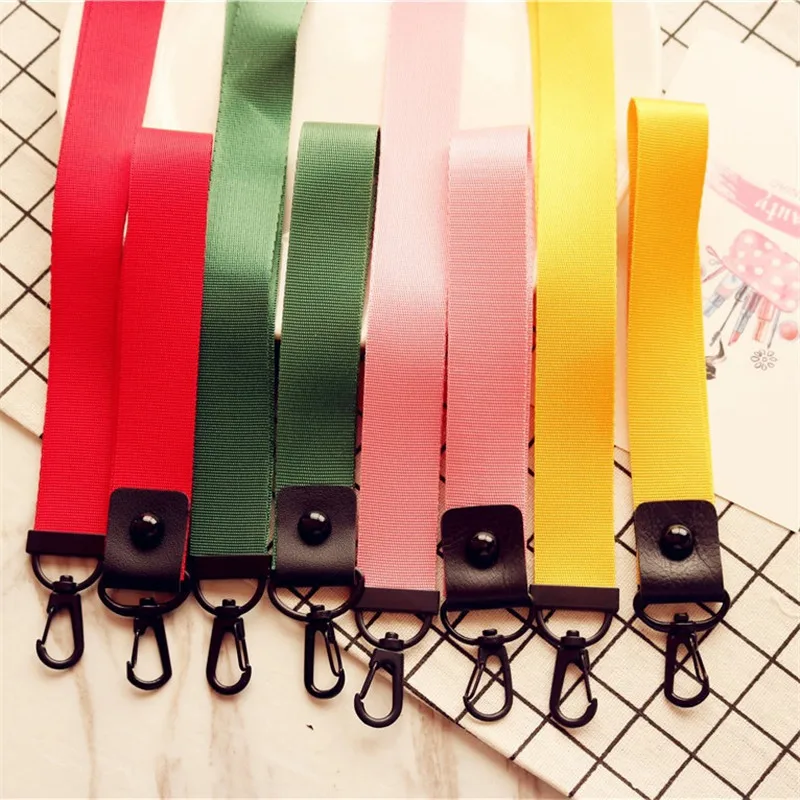 

Candy Strap Neck Lanyards for keys long and short Wrist Straps Hand Lanyard for Phones USB badge holder DIY Hang Rope Lariat