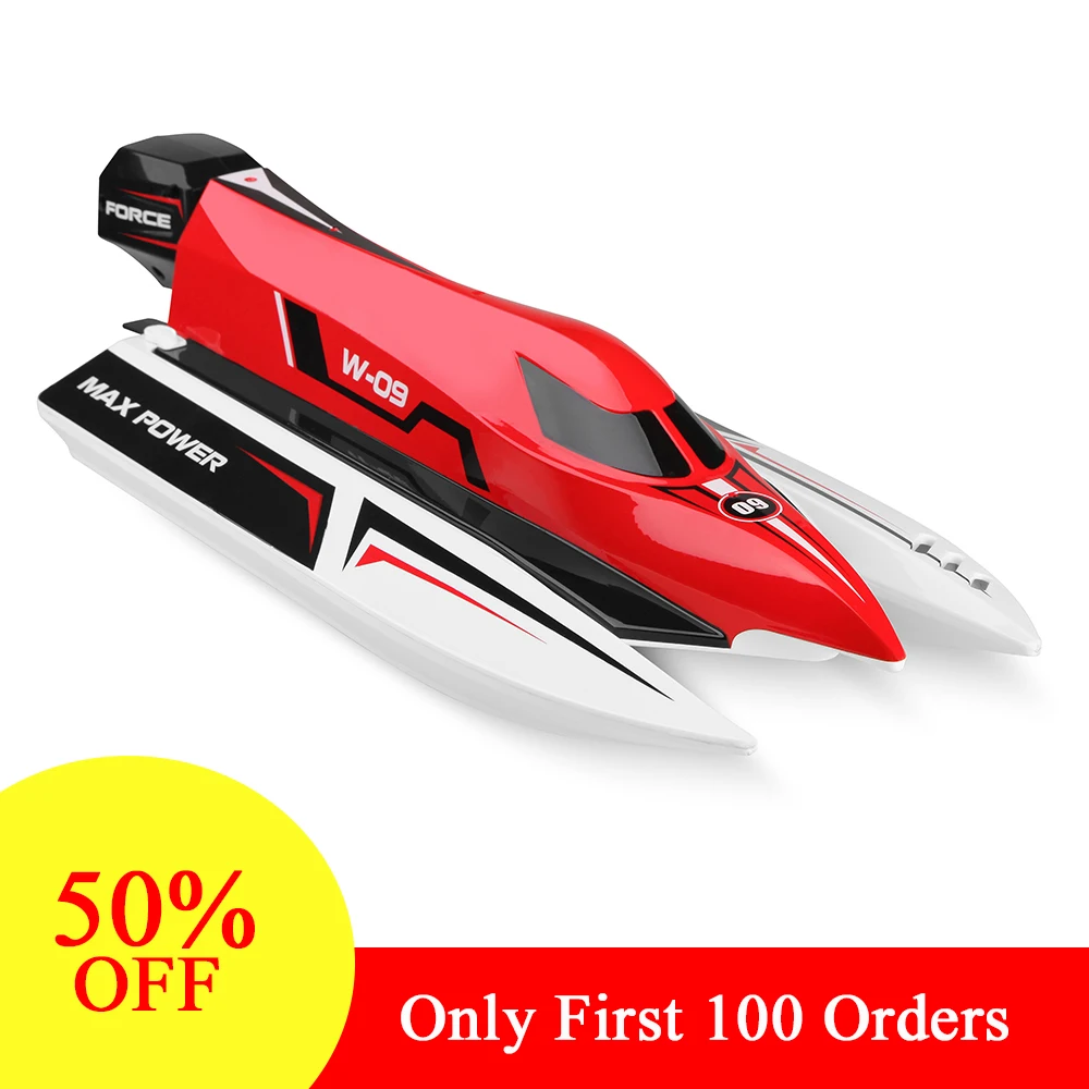 

2.4G Racing RC Boat 45km/H High Speed Brushless Motor Water Cooling System 4Channels Speedboat Christmas Gift