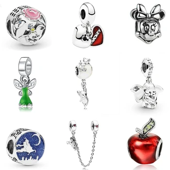 

Silver Plated Crown Cute Beads Pendent Beads Charm Fit Original Pandora Bracelets Fashion Women DIY Jewelry