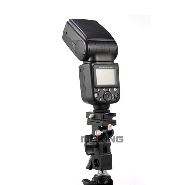 2 шт. Meking Flash Hot Shoe Speedlite крепление для зонта поворотный держатель осветительной