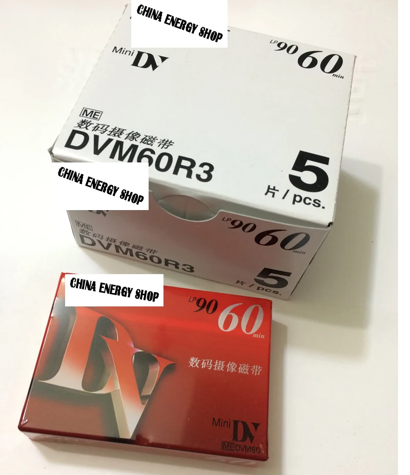 

10pcs High Quality SN DVM60R3 MiniDV Cassettes Digital Video Cassette Mini DV Tape SP 60MIN LP 90MIN Free shipping