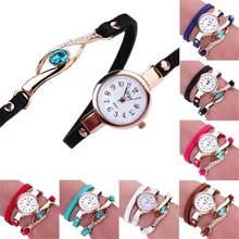 2016 Popular Ladies Rivet Punk Chain Belt Bracelet Watch Hot Retro Crystal Rhinestone Watch Quartz Women Watches ,Free delivery