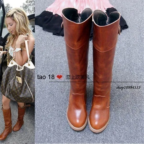 flat moto boots