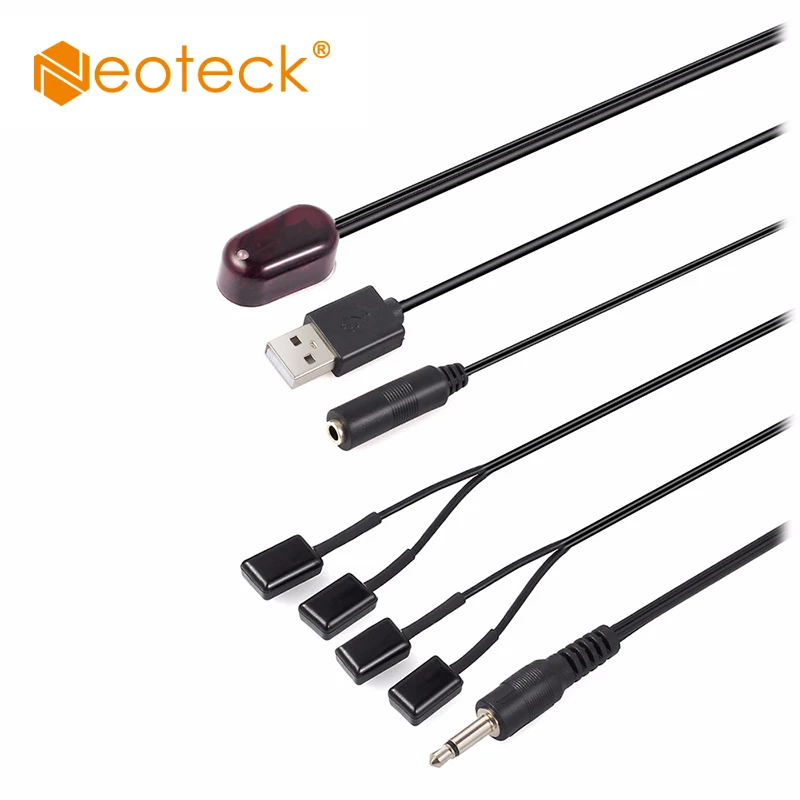 Комплект ретрансляторов Neoteck IR Extender 1 приемник 4 излучателя скрытый инфракрасный