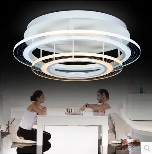LED 31 w 40 модный акриловый креативный подвесной светильник круг с гостиной