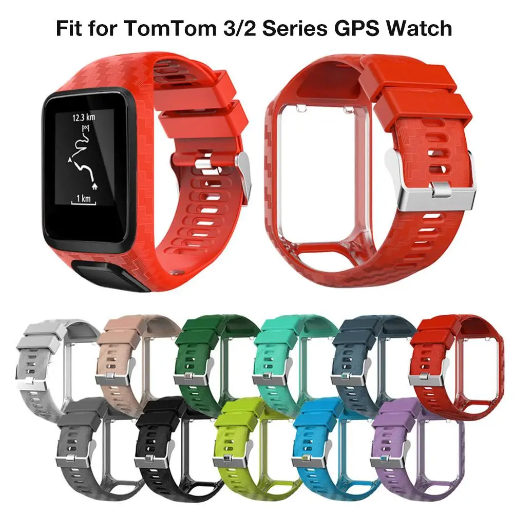 Сменный силиконовый ремешок для наручных часов Tomtom Runner 2 3 Spark 3 Adventurer Golfer 2 Sports gps для бега браслет