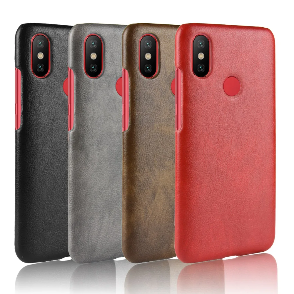 Для Xiaomi Redmi S2/Y2 чехол Супер классический ультра тонкий кожаный текстурный Жесткий