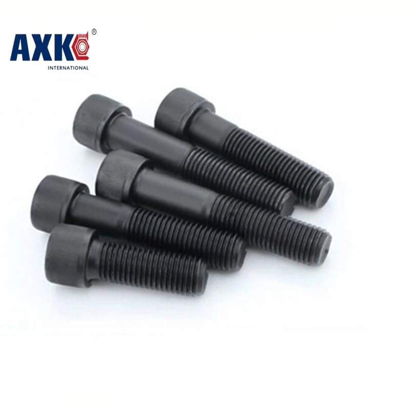 

Axk Metric Thread Din912 M3 Black Grade 12.9 Alloy Steel Hex Socket Head Cap Screw Bolts M3*(3/4/5/6/7/8/9/10/12/14/15~50) Mm