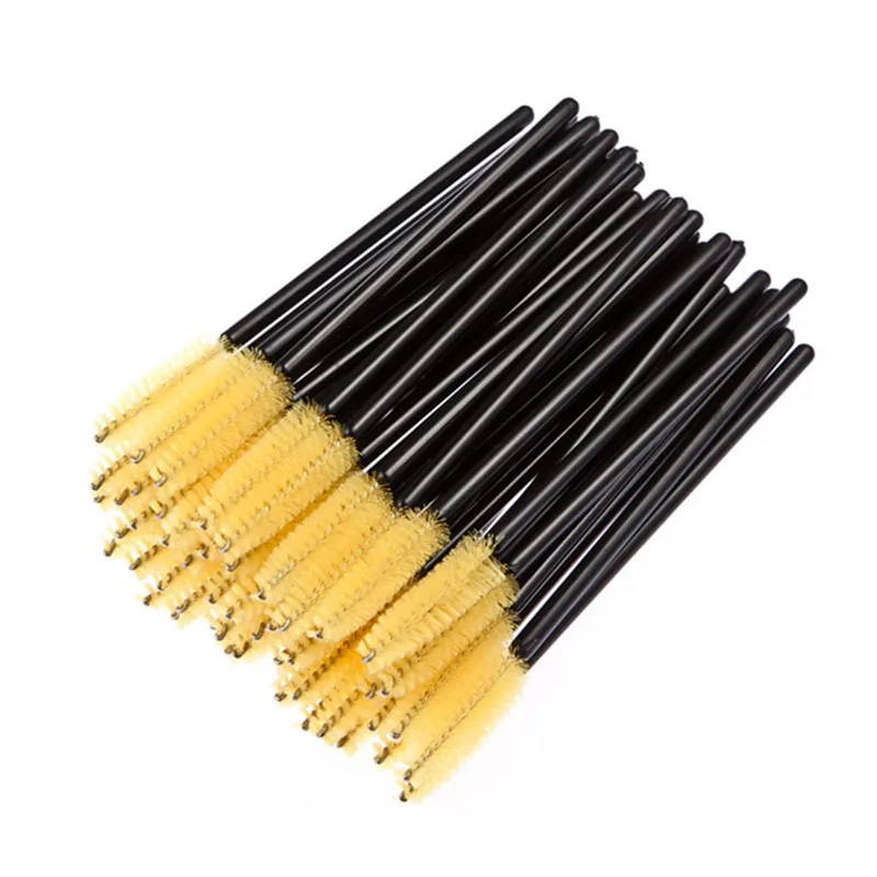 

Now Wholesale Retail Hot Selling High Quality Professional 50Pcs Disposable Eyelash Brush Mascara Wands Makeup Cosmetic Tool