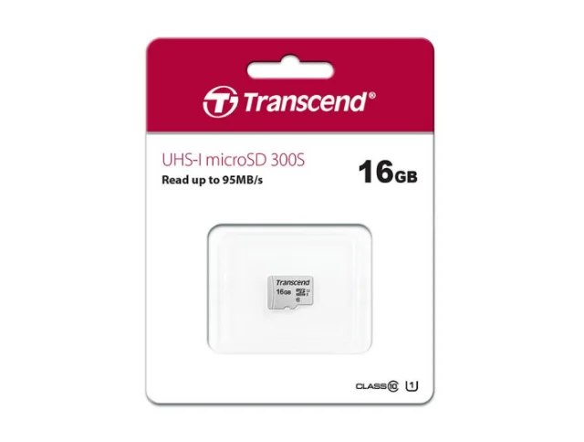 Оригинальная TF карта Transcend, 16 ГБ, 32 ГБ, 64 ГБ, Micro SD, SDHC, SDXC, класс 10, UHS-I, карты памяти для телефона, 128 ГБ, скорость чтения до 95 МБ/с - Емкость: 16GB