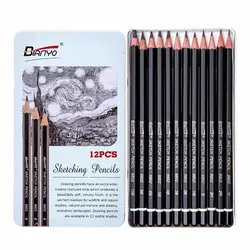 Bianyo12 штук/коробка 3H-10B эскиз рисования карандашом набор best качество не токсичен Стандартный карандаши для офиса и школы карандаш