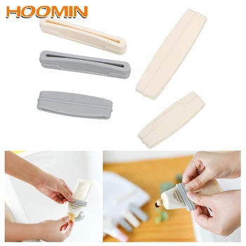 

HOOMIN Manual Extruding Toothpaste Clip Easy 3pcs/set Cream Tube Squeezer Toothpaste Squeezer Dispenser Bathroom Products