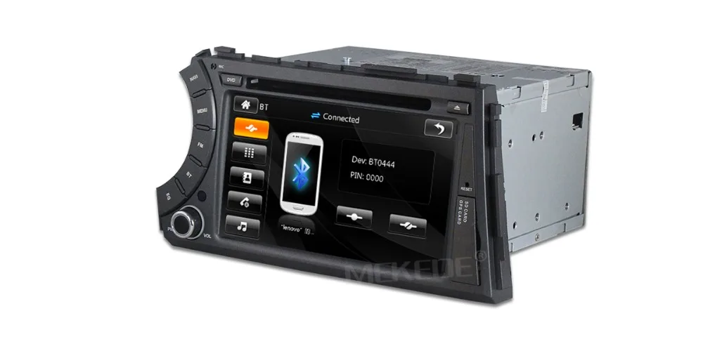 Cheap MEKEDE free shipping car radio Device for ssangyong kyron Actyon with 1080p support russian menu  dvd player gps radio BT 10