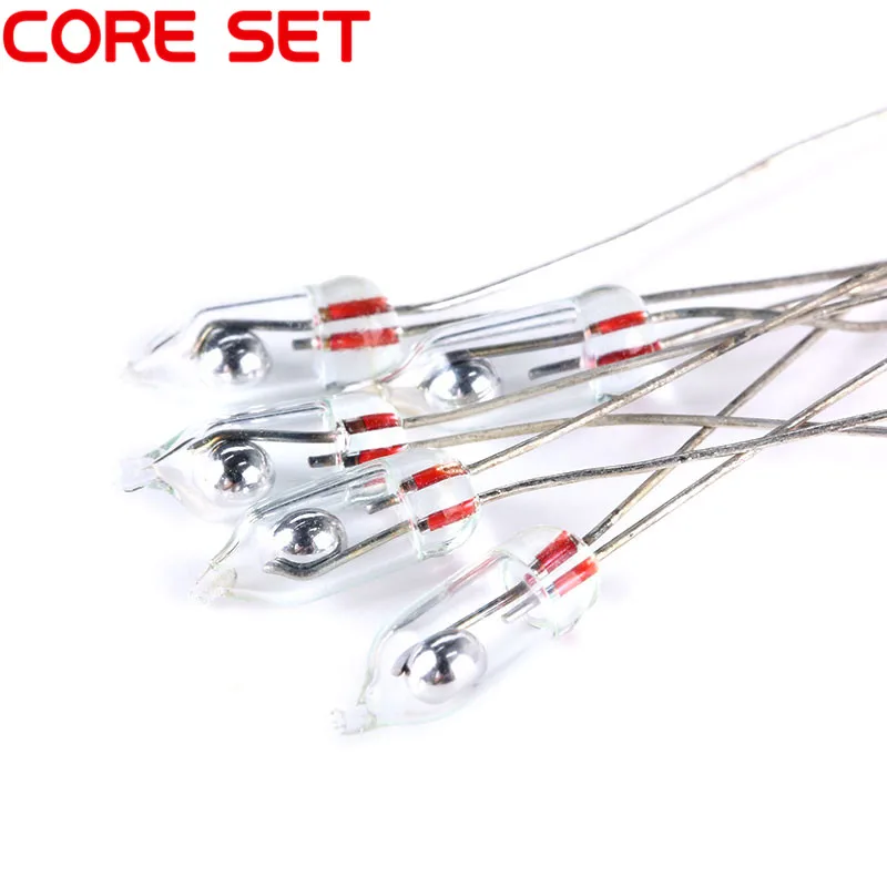 

100pcs/lot 5MM Diameter Mercury Switch F5 Sensor Unidirectional New Original