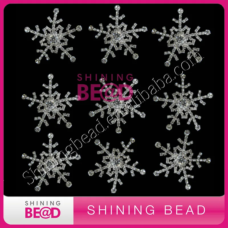 

sparkling rhinestone snowflake brooch,flat back,free shipping,clear rhinestone snowflake embellishment for invitation cards