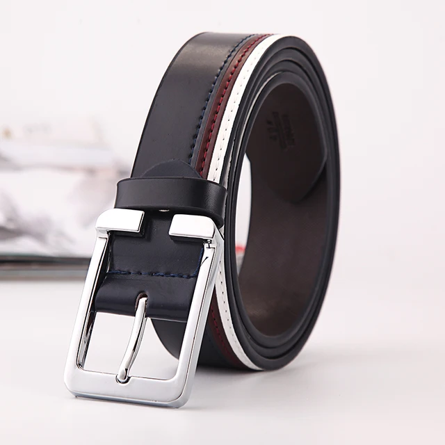 DWTS 2019 Designer Brand Luxury Belts Men Belts Male Waist Strap Faux Cowskin Belt For