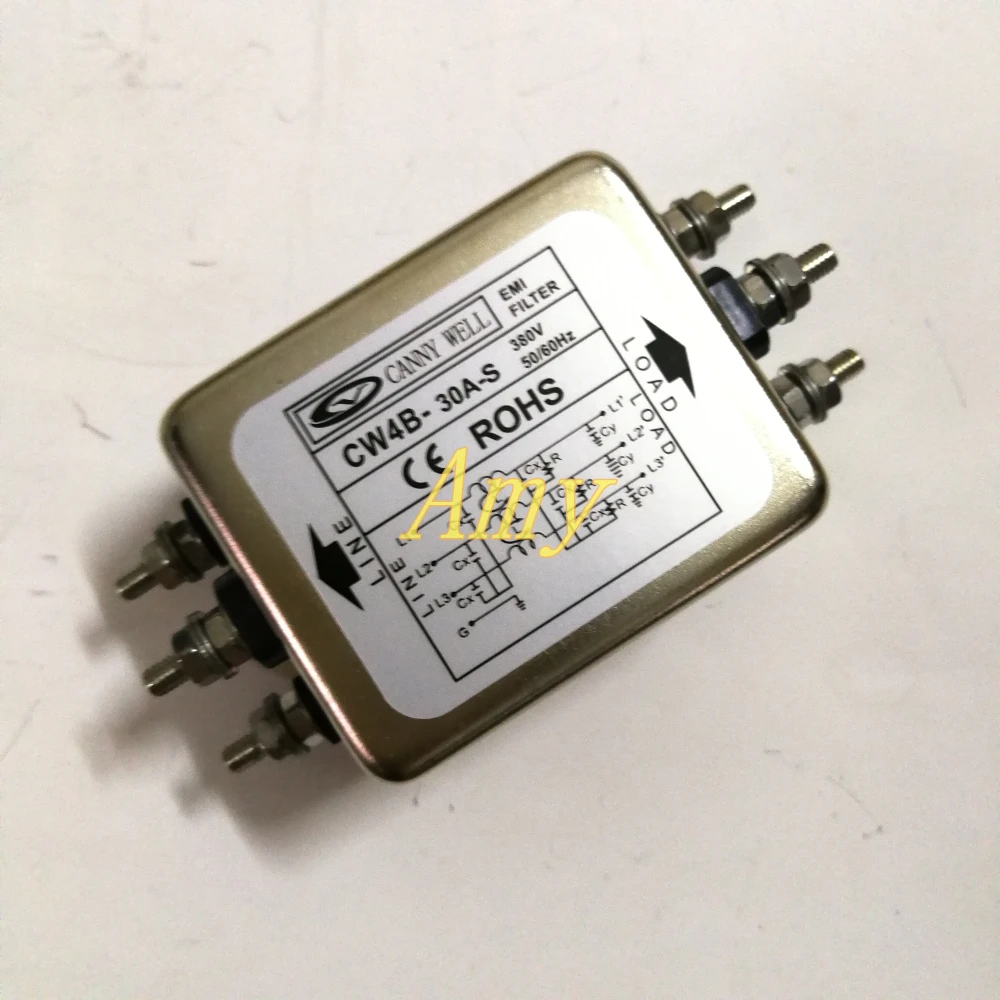

Power EMI filter CW4B 10A 20A 30A 40A S three-phase AC380V purification