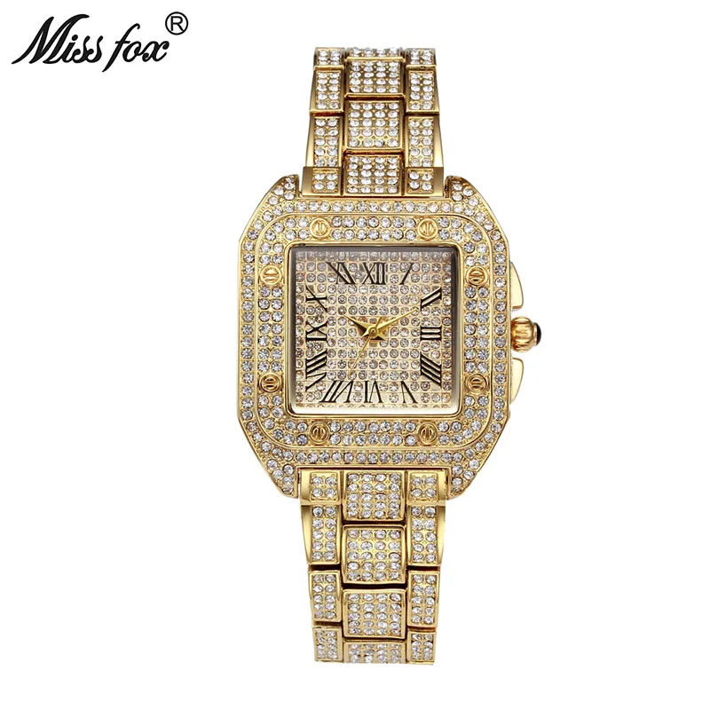 

Miss Fox Ladies Wrist Watches Women Fashion Watch 2019 Brand Casual Square Carter Women Watches Waterproof Female Quartz Watch