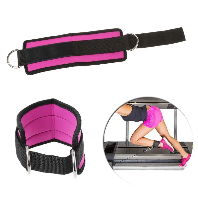 

D-ring Ankle Strap Gym Cable Machines Attachment Thigh Leg Pulley Weight Lifting