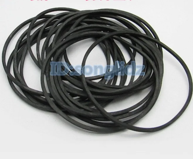

30Pieces/Lot Width:1mm thicknss:1mm (perimeter:50-80mm) Model Rubber Drive Belt Small Belt Diy Toy Motor Rubber Belt