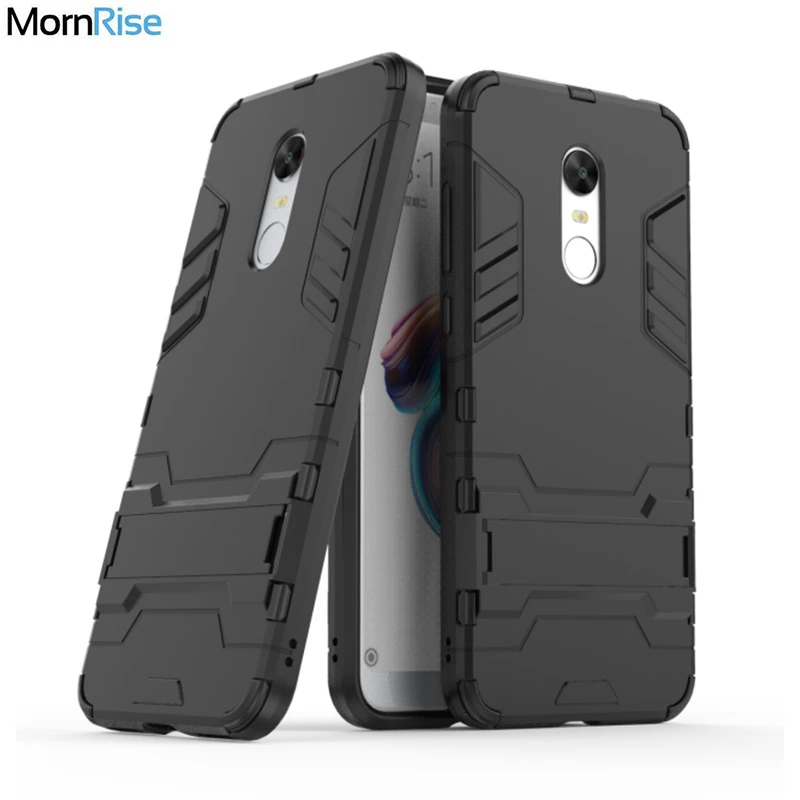 

Dual layer Tough Hybrid Armor Back Cover For Xiaomi Redmi 5 Plus Case Kickstand PC TPU For Xaomi MI Redmi Note 5 5A Phone Cases