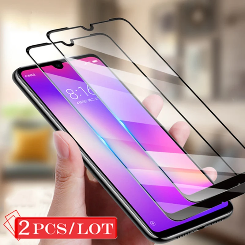 

2Pcs Case glass For Xiaomi Redmi 7 Tempered Glass On For Redmi Note 7 Pro Note7 7Pro Screen Protective ksiomi Xiomi Xaomi film
