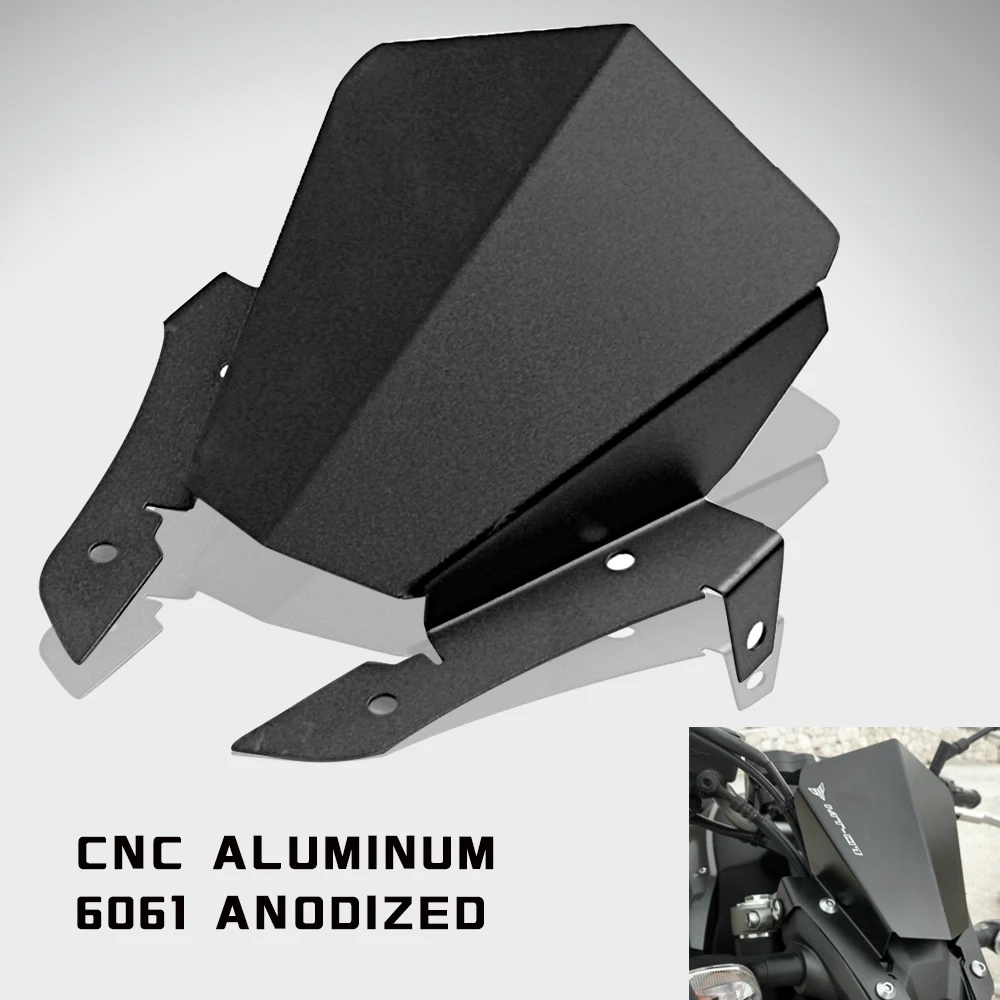 

Motorcycle accessories CNC Front Windshield Windscreen Upper Mount Bracket For Yamaha MT07 MT-07 MT FZ 07 FZ07 2013-2017 2016