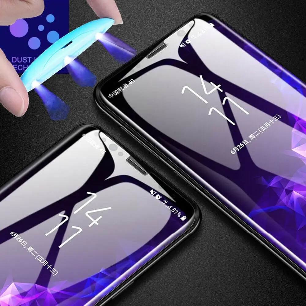 

UV Liquid Tempered Glass Film For Samsung Note 10 Pro Full Cover Screen Protector For Samsung Note 10 Plus Protective Glass 10+