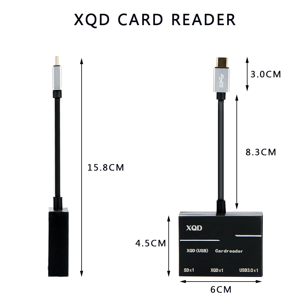 USB 3,0/Тип C USB C XQD SD Card Reader 500 МБ/с./с. Высокоскоростная камера комплект адаптер для sony M/G серии для Nikon для Lexar XQD карты