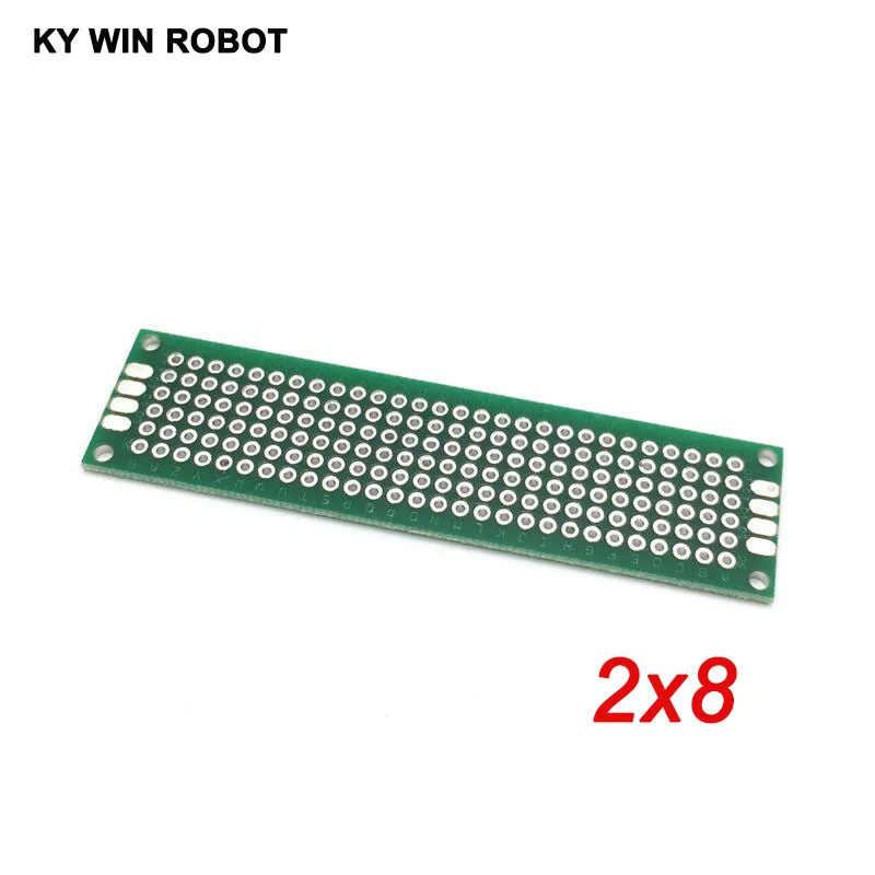 5 шт. 2x8 см double side Прототип PCB Универсальный печатные платы