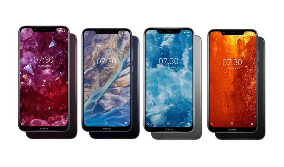 Смартфон NOKIA X7 Android 4G LTE, 6,18 дюймов, FHD Snapdragon 710, 2,2 ГГц, четыре ядра, 4 ГБ/6 ГБ ram, 3500 мАч, мобильный телефон с функцией распознавания лица, OTG