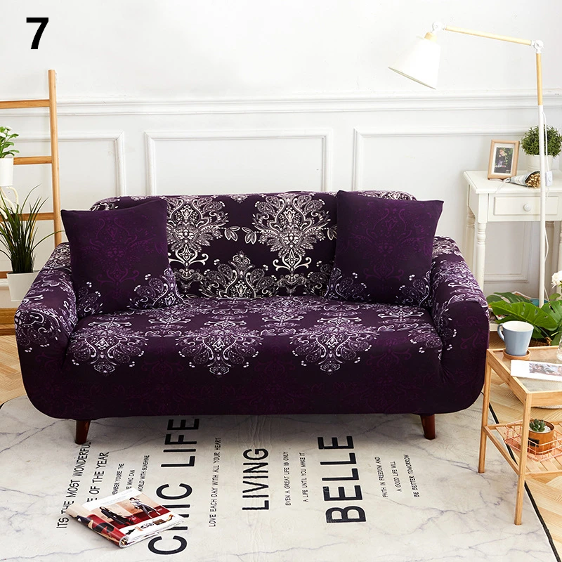 Высокое качество диван плотный обертывание все включено нескользящий секционный эластичный чехол на весь диван/полотенце один/два/три/четыре-местный - Цвет: 07