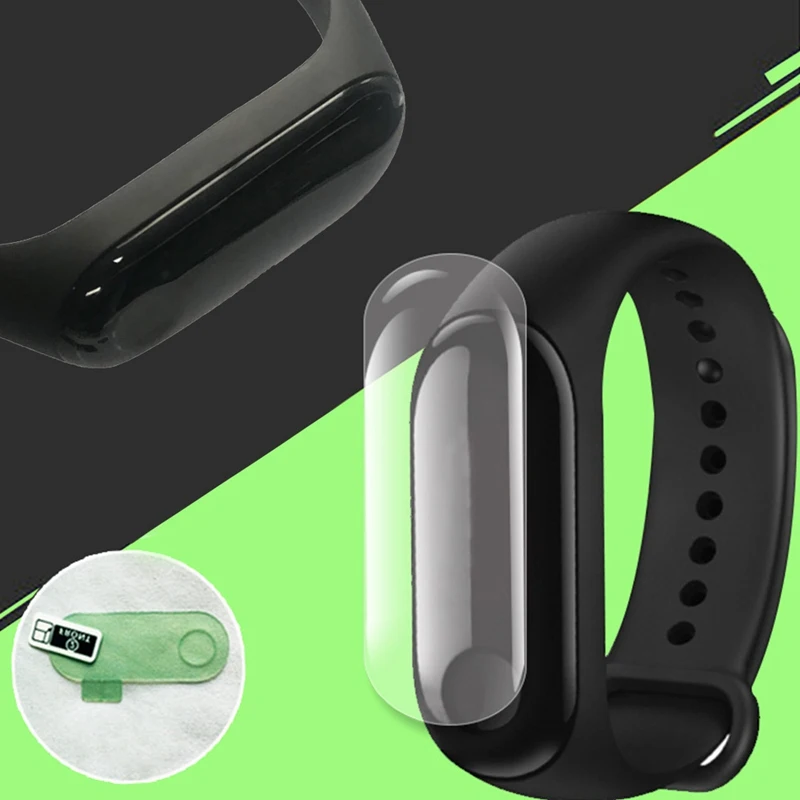 

2pcs Screen Soft Film Glass Protector For Xiaomi Mi Band 3 Screen Protector For Miband3 HD Ultra Thin Anti-scratch Film