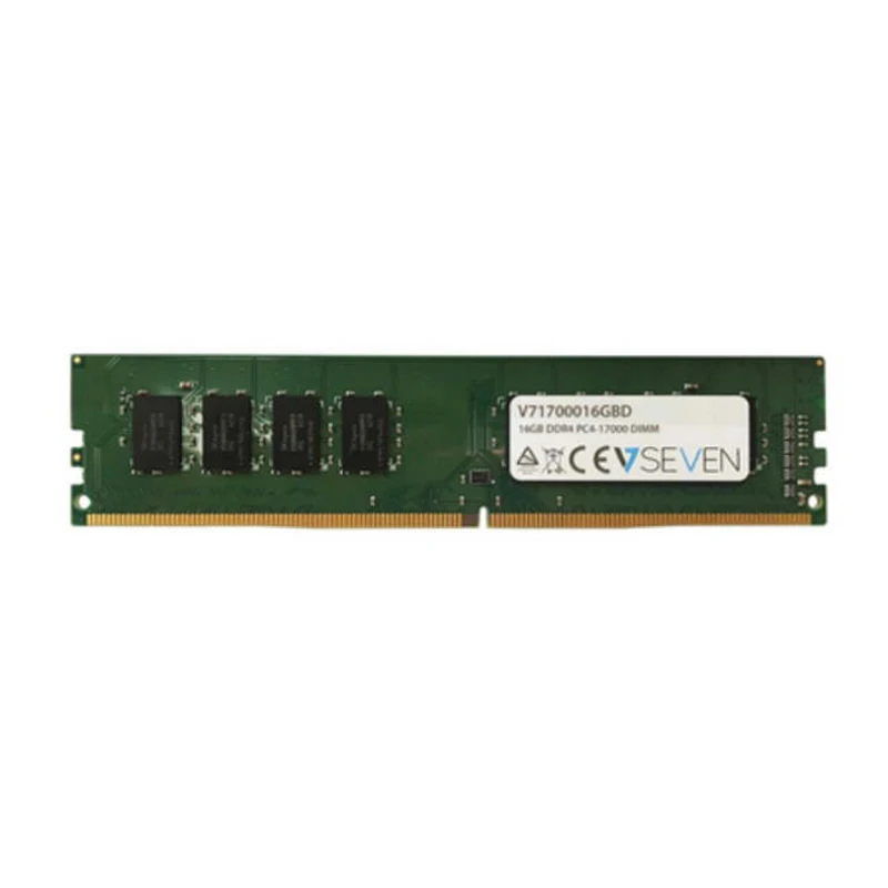 

V7 16GB DDR4 PC4-17000 - 2133Mhz DIMM Desktop modulo de memoria - V71700016GBD, 16 GB, 1 x 16 GB, DDR4, 2133 MHz, 288-pin DIMM,