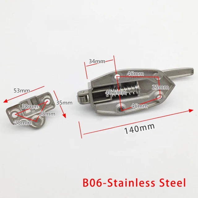 110mm Stainless Steel Freezer Lock Handle Oven Door Hinge Cold Storage Knob Lock  Latch Hardware Pull Part Industrial Plant From Gaitetrading, $26.46