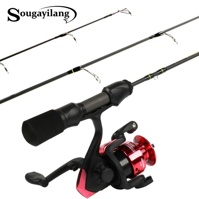 Best Price Sougayilang 3 Size Ice Fishing Rod with spinning Fishing Reel Set Portable Travel Carbon Fishing Rod Combo Fishing Trackle Pole Best Price Sougayilang 3 Size Ice Fishing Rod with spinning Fishing Reel Set Portable Travel Carbon Fishing Rod Combo Fishing Trackle Pole