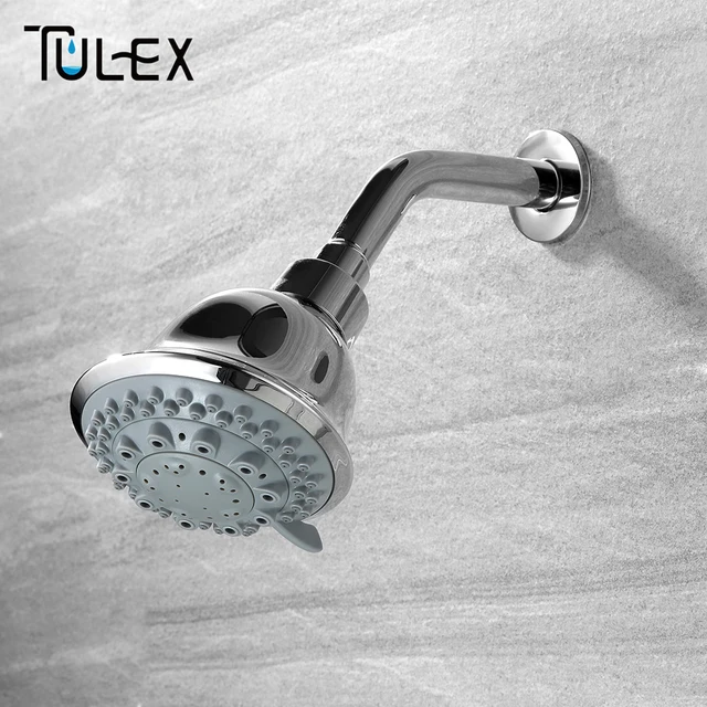 TULEX Showering Replacement Shower Head Fixed Mount G1/2' Seven