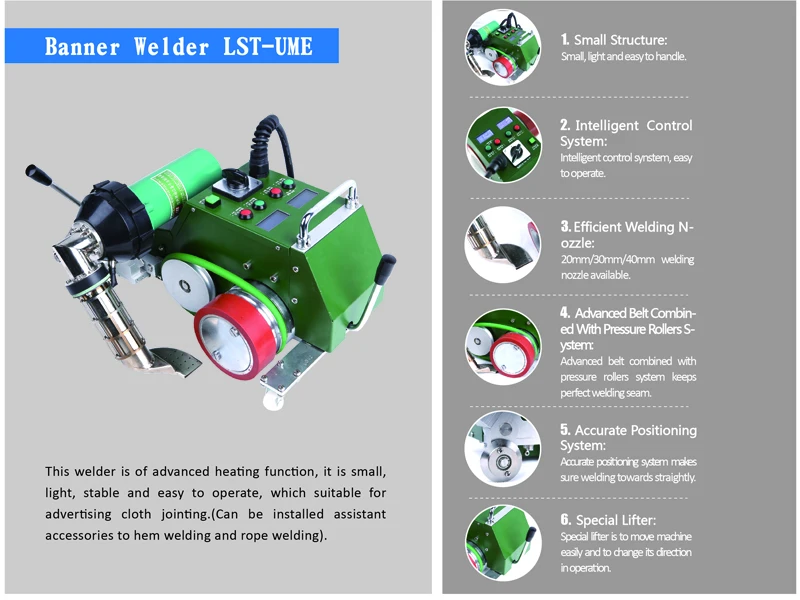 Rolling shutter door welding machine Factory Price High Quality Plastic Film Welding Machine and Banner Hot Welder