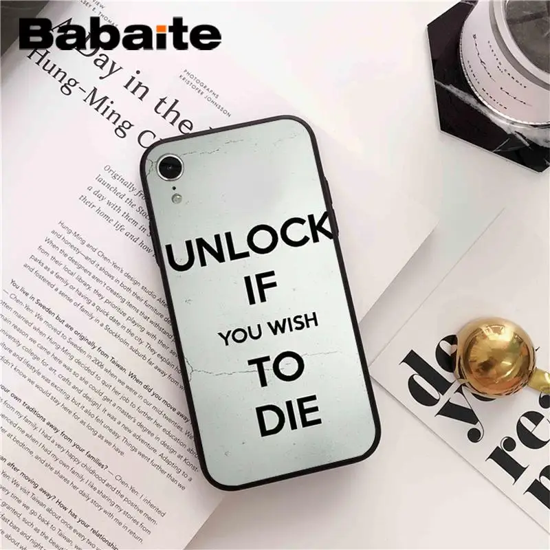 Babaite Breaking Bad клиент высокое качество аксессуары для телефонов Чехол для iPhone 8 7 6 6S Plus X XS MAX 5 5S SE XR