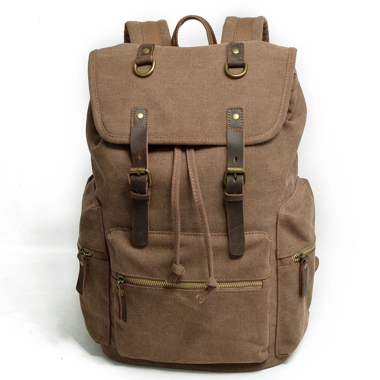 Canvas Vintage Men Backpack Purse Waterproof High Quality Hiking School