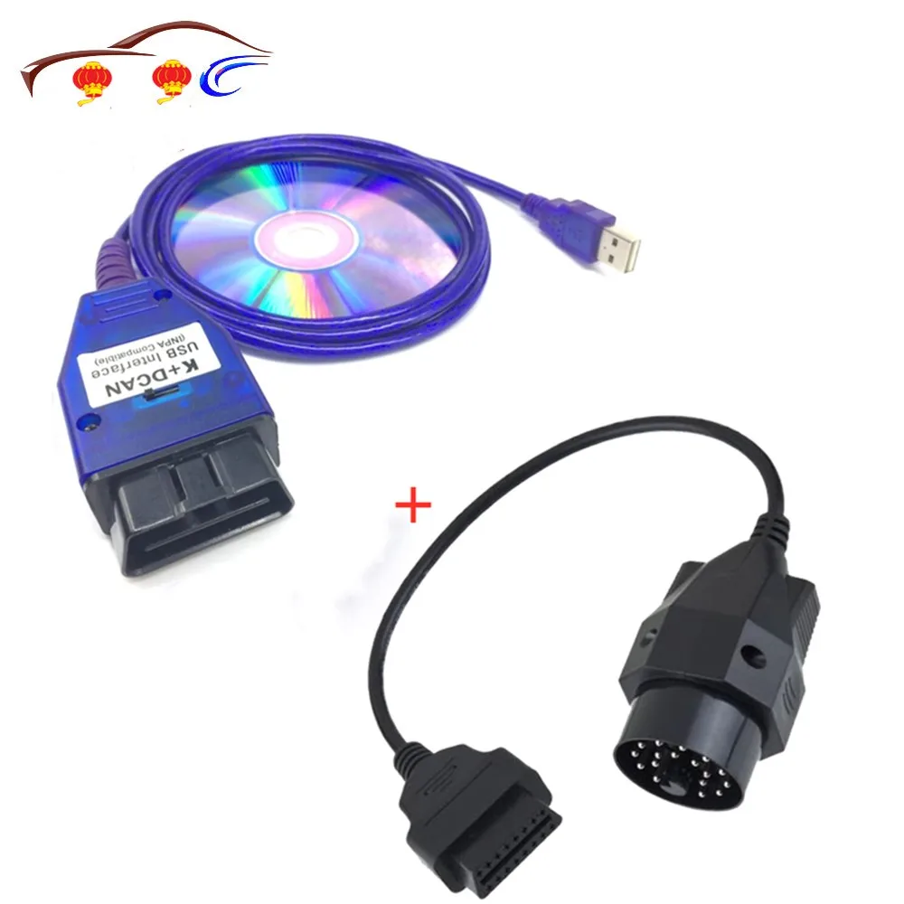 ##BUY K+DCAN USB Interface FT232RL Chip For b w OBD CAN Scan Reader Diagnostic Cable Switched UK INPA DIS SSS NCS Coding