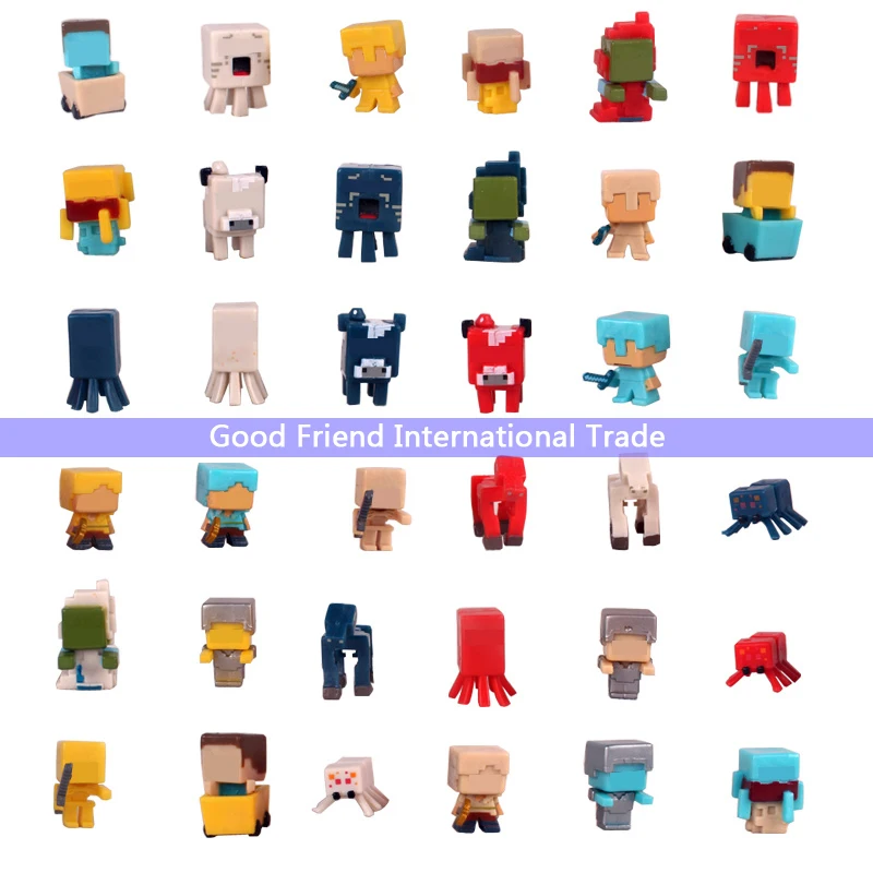 mini juguetes de minecraft