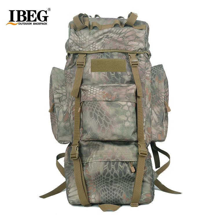 

65L Men Backpack Large Capacity Women Camping Mountaineering Backpack Waterproof Travel Bag