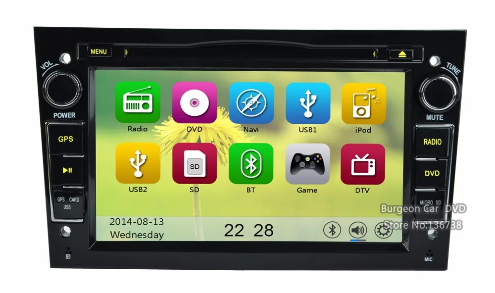 Perfect Factory Price Car DVD Player for Opel Astra H Combo Corsa Meriva Vivaro Tigra Signum Radio Stereo Iphone GPS Navigation system 28