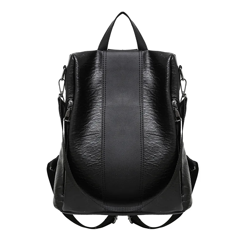 

Fashion Women Backpacks PU leather Shoulder Bags Light Portable Computer Office Daily Mochila Teen Travel Bags Daypack For Women