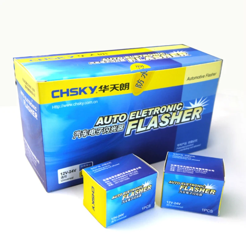 CHSKY 3 Pin автомобильный проблесковый маячок реле для 12В 24В Мотоцикл Flasher Fix