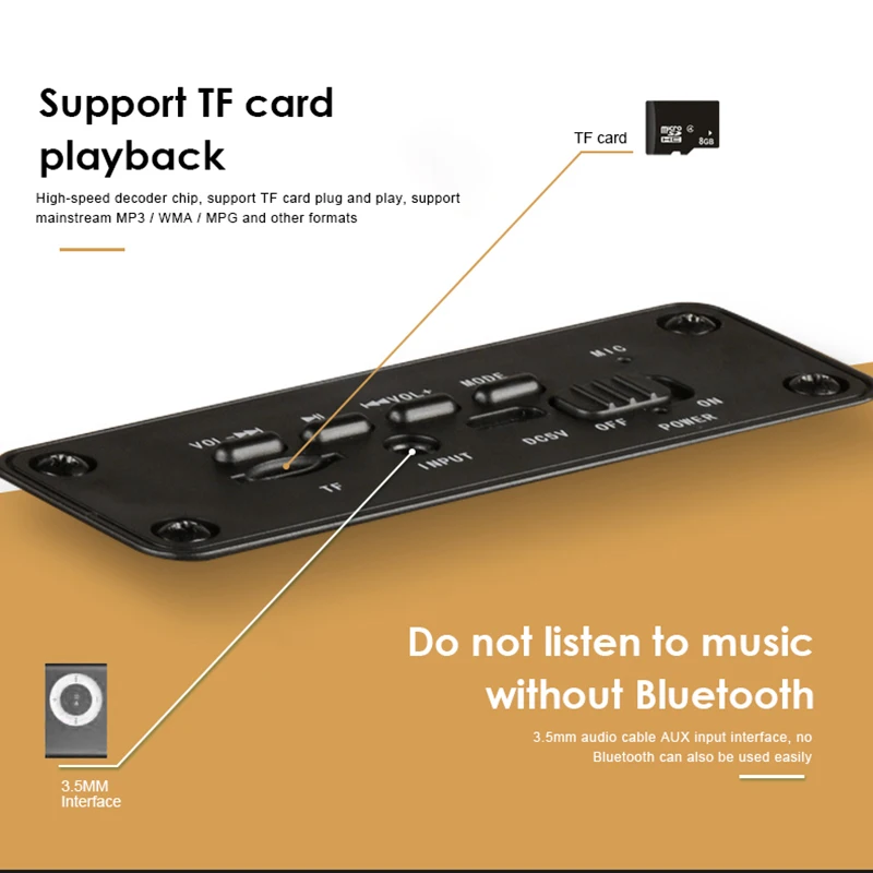 Деревянная Беспроводная bluetooth колонка Obafu портативная Hi Fi ударная басовая